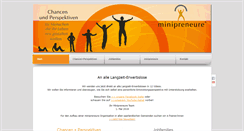 Desktop Screenshot of minipreneure.de